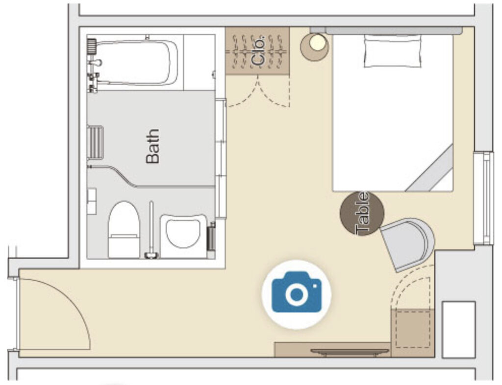 部屋内間取り図