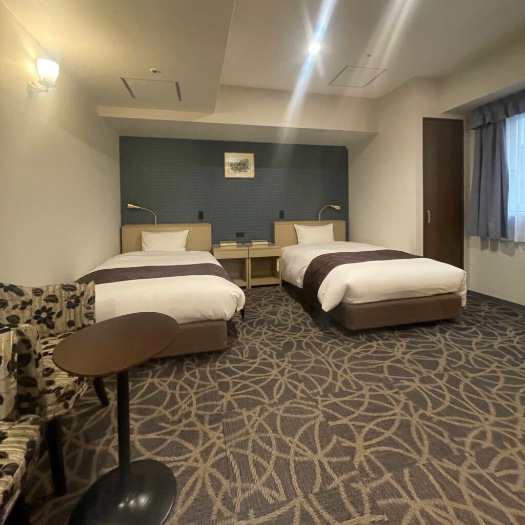 客室ベッド写真